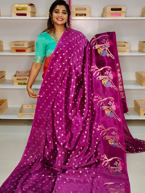 Tussur silk saree