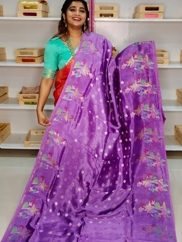 Tussur silk saree