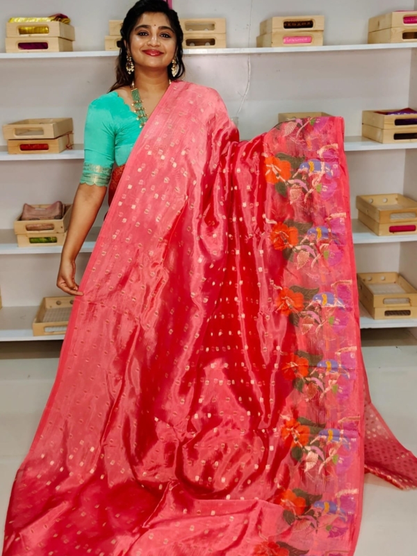 Tussur silk saree