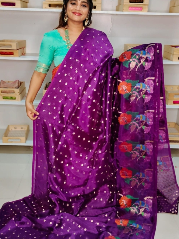 Tussur silk saree