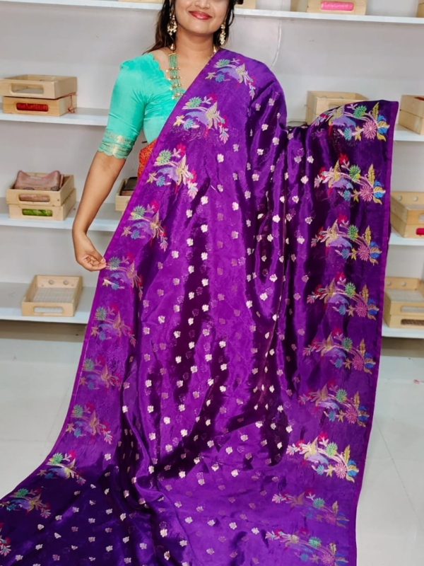 Tussur silk saree